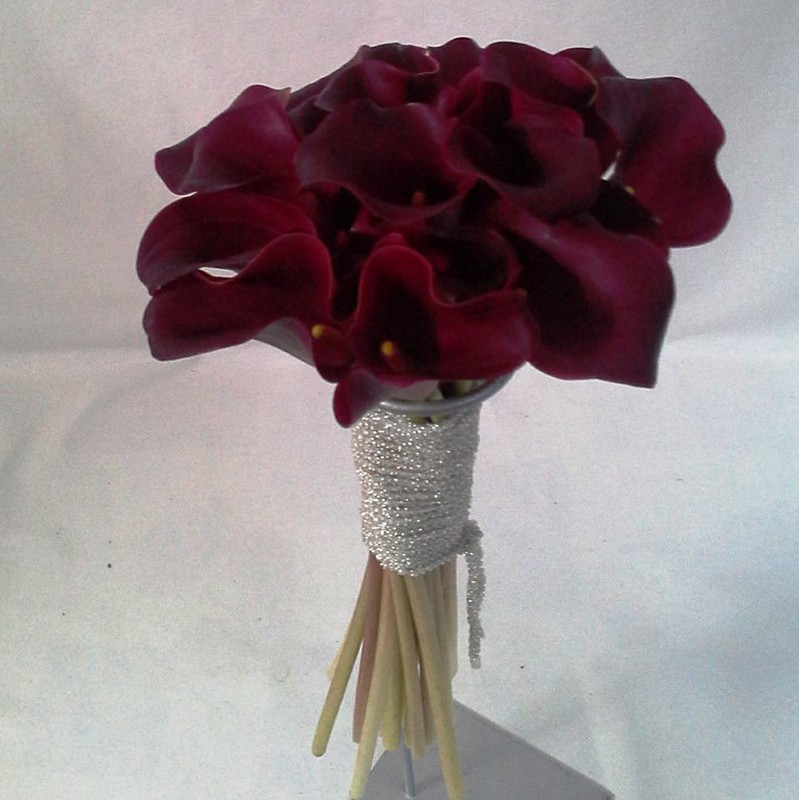 Callas vermelho Bouquet de Noiva — Flores Frescas Online