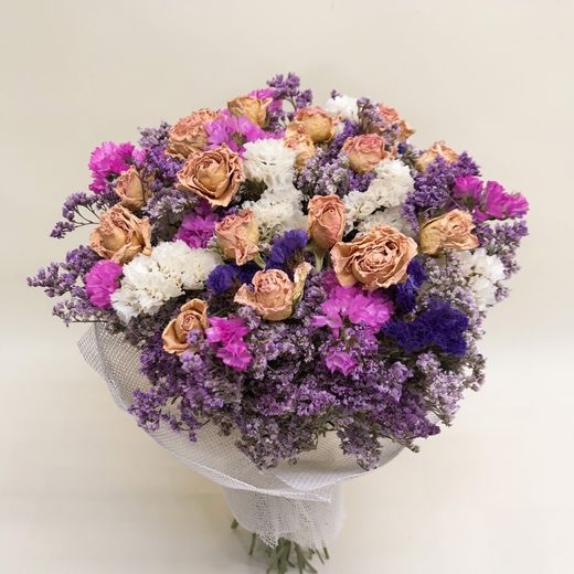 Bouquet de noiva eternidade seca