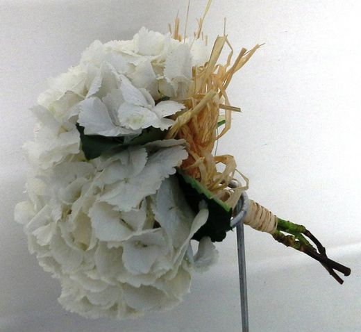 Ramo Novia Hortensia Blanca
