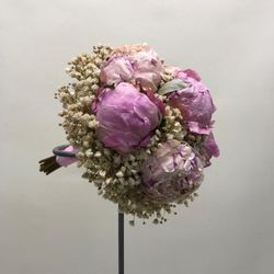 Ramo Novia Peonias BIC Preservado