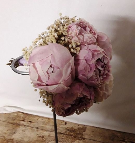 Ramo Novia Peonias Preservado