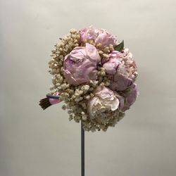 Ramo Novia Peonias Preservado