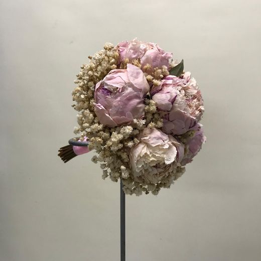 Ramo Novia Peonias Preservado