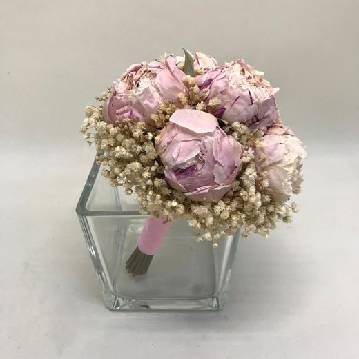Ramo Novia Peonias Preservado