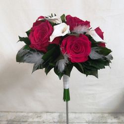 Ramo Novia Plumas Blancas