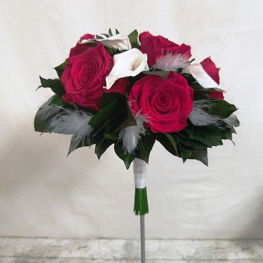Ramo Novia Plumas Blancas