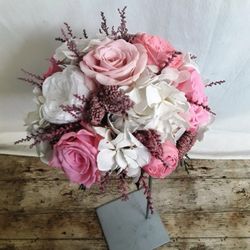 Ramo Novia Rosas Austin Preservado