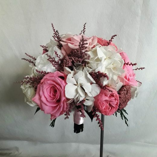 Ramo Novia Rosas Austin Preservado