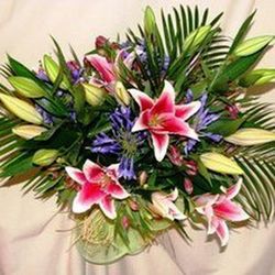 Bouquet oriental au lys
