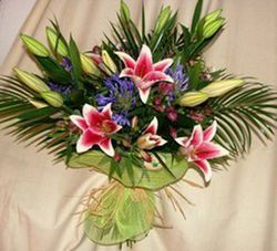 Bouquet oriental au lys