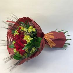 Ramo Rosas Sant Jordi con Alstroemeria