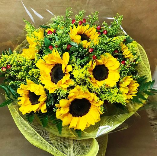 Ramo Toscano de Girasoles