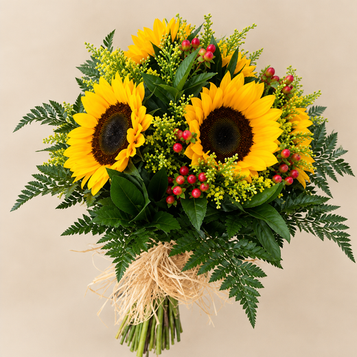 Bouquet de tournesols toscans