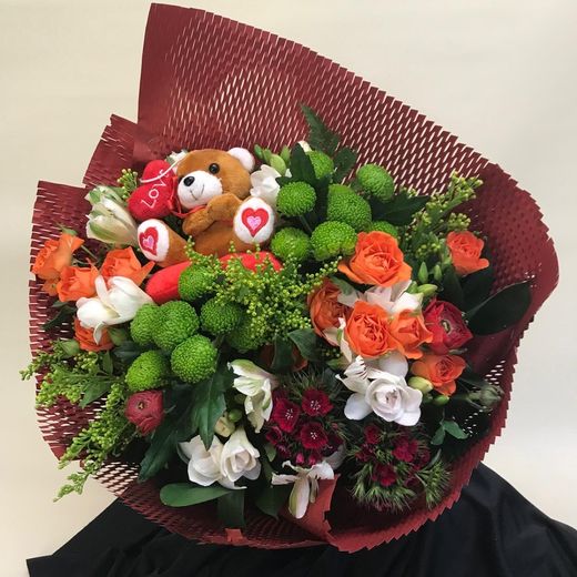 Ram variat amb Osito san Valentí