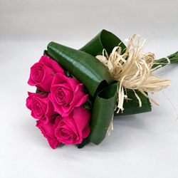 Buquês de 6 rosas para dar de presente