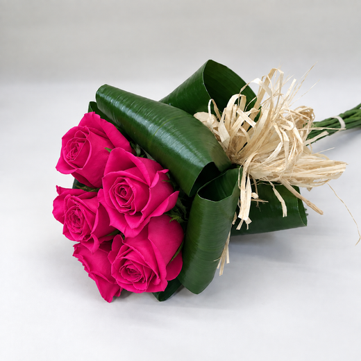 Buquês de 6 rosas para dar de presente