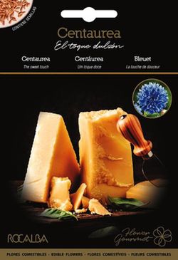 Semillas comestibles Centaurea Gourmet
