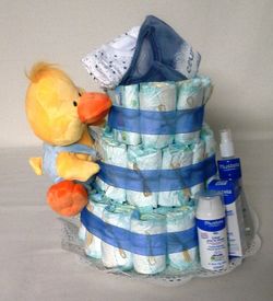 Tartas de Pañales Azul