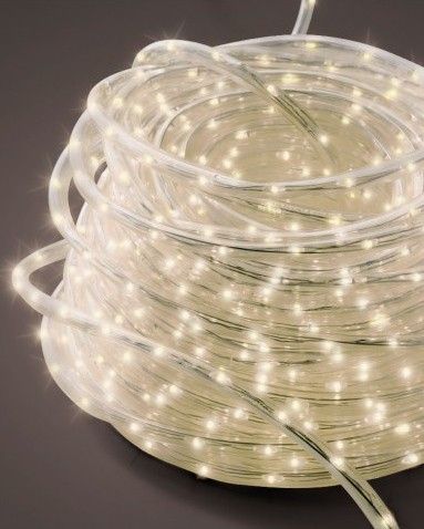 Tubo Micro Luces Warm White Ø7Mm. X 10Mts. (185 Led)