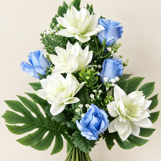 Copo Funeral Artificial Azul