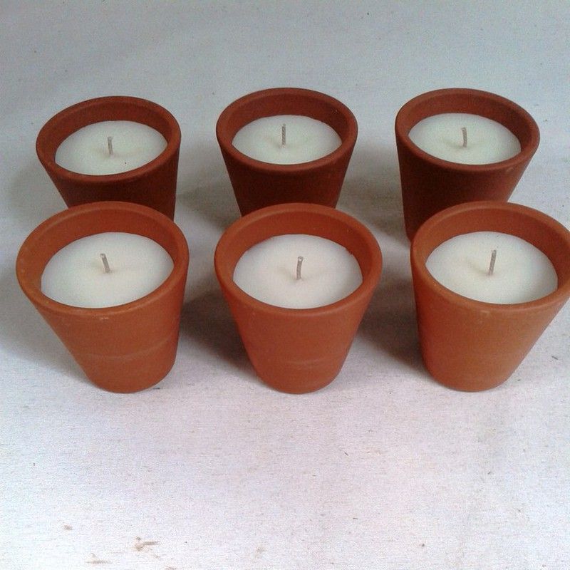 Vaso in terracotta toscana Vaso terracotta 33x14x20 cm Vaso da esterno realizzato a mano